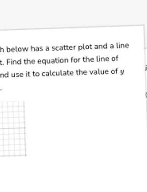Extrapolate and interpolate with lines of best fit worksheet preview