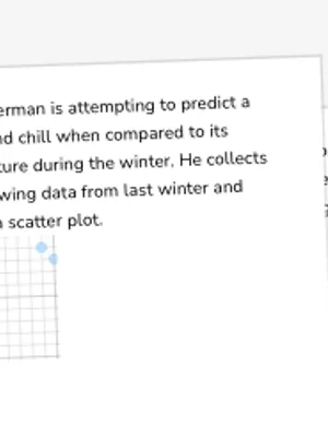 Identify lines and curves of best fit worksheet preview