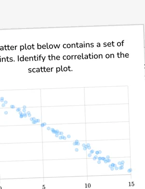 Interpret scatter plots worksheet preview