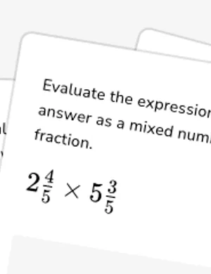Multiply mixed numbers worksheet preview