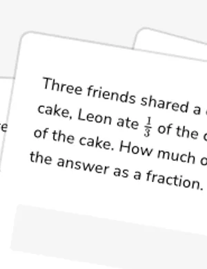 Multistep word problems with fractions worksheet preview