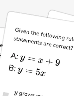 Proportionality - addition vs multiplication worksheet preview