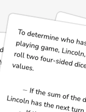 Apply probabilities to make fair decisions worksheet preview
