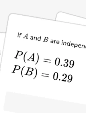 Identify and evaluate independent events worksheet preview