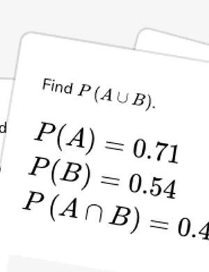 Apply the addition rule of probability worksheet preview
