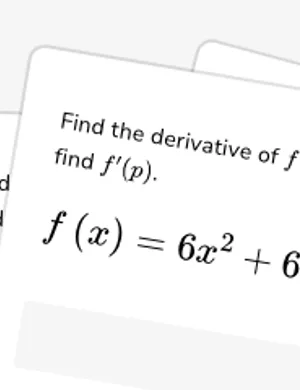 Computing derivatives (general) worksheet preview