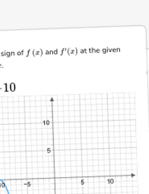 Recognizing positive and negative derivatives worksheet preview