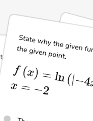 State why a function is discontinuous worksheet preview