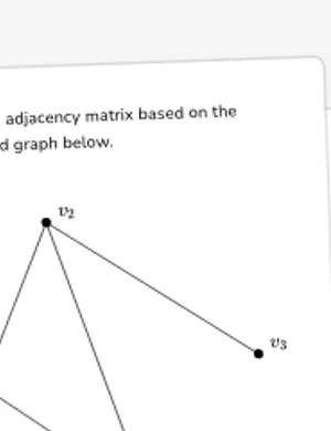 Adjacency Matrices worksheet preview