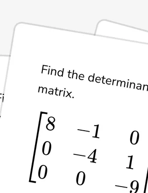 Determinants (brackets) worksheet preview