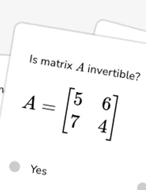 Determinants and invertible matrices worksheet preview