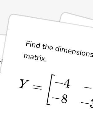 Matrices and matrix operations (brackets) worksheet preview