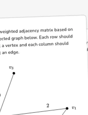 Weighted Adjacency Matrices worksheet preview