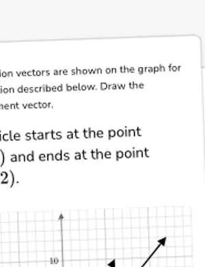 Displacement vectors worksheet preview