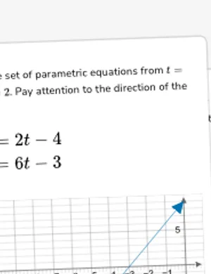 Graphing parametric equations worksheet preview
