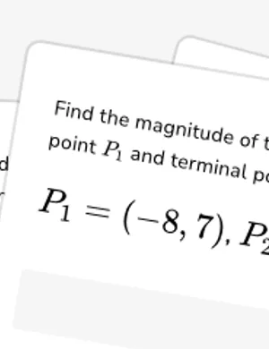 Magnitude and direction of vector worksheet preview