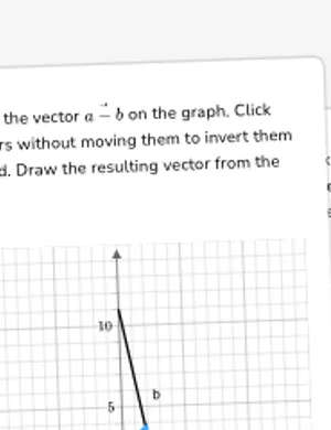 Subtracting vectors worksheet preview