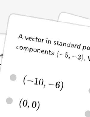 Vectors in standard position worksheet preview