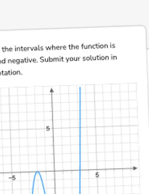 Find intervals of functions worksheet preview