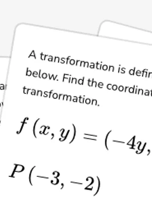 Transformations as functions worksheet preview