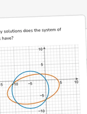 Systems of ellipses graphing worksheet preview