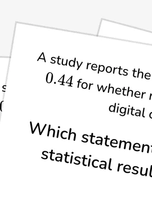 Interpret statistical results in context worksheet preview