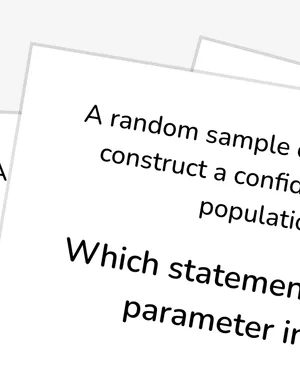 State population mean confidence interval parameters worksheet preview