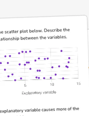 Identify causation with scatter plots worksheet preview