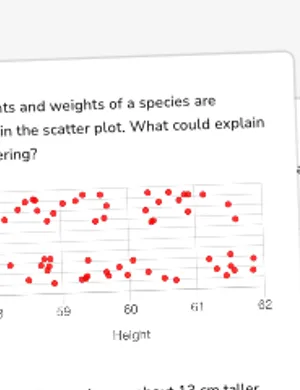 Identify clusters in scatter plots worksheet preview
