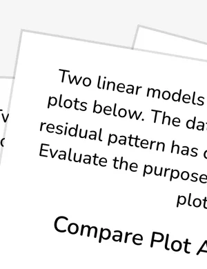Evaluate regression diagnostics worksheet preview