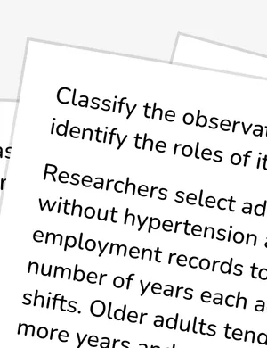 Evaluate study designs and conclusions worksheet preview