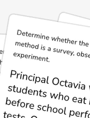 Differentiate betwee surveys, observational studies and experiments worksheet preview