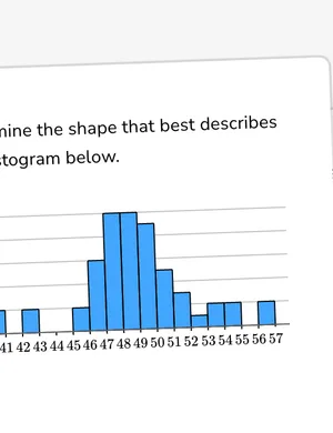 Analyze shapes of histograms worksheet preview