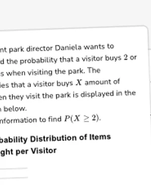 Find probability from a discrete probability distribution worksheet preview