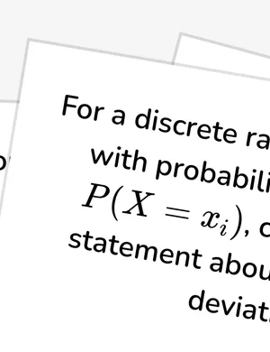Interpret standard deviation and variance for a discrete random variable worksheet preview