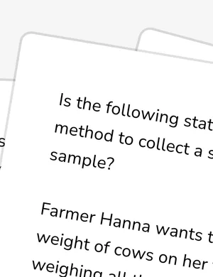 Determine sample methods worksheet preview
