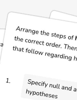 Explain how and why the hypothesis testing procedure allows one to reach a statistical decision worksheet preview