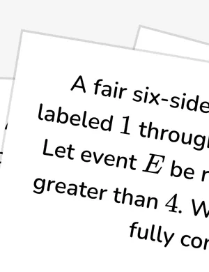Apply foundational probability concepts worksheet preview
